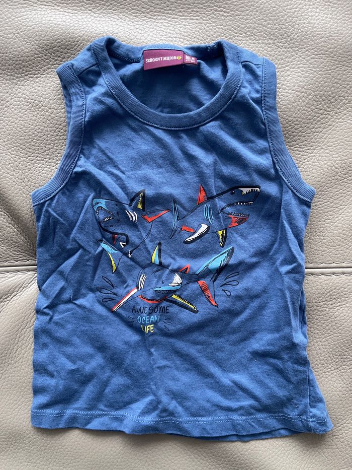 Lot débardeur t shirt 2 ans - photo numéro 2