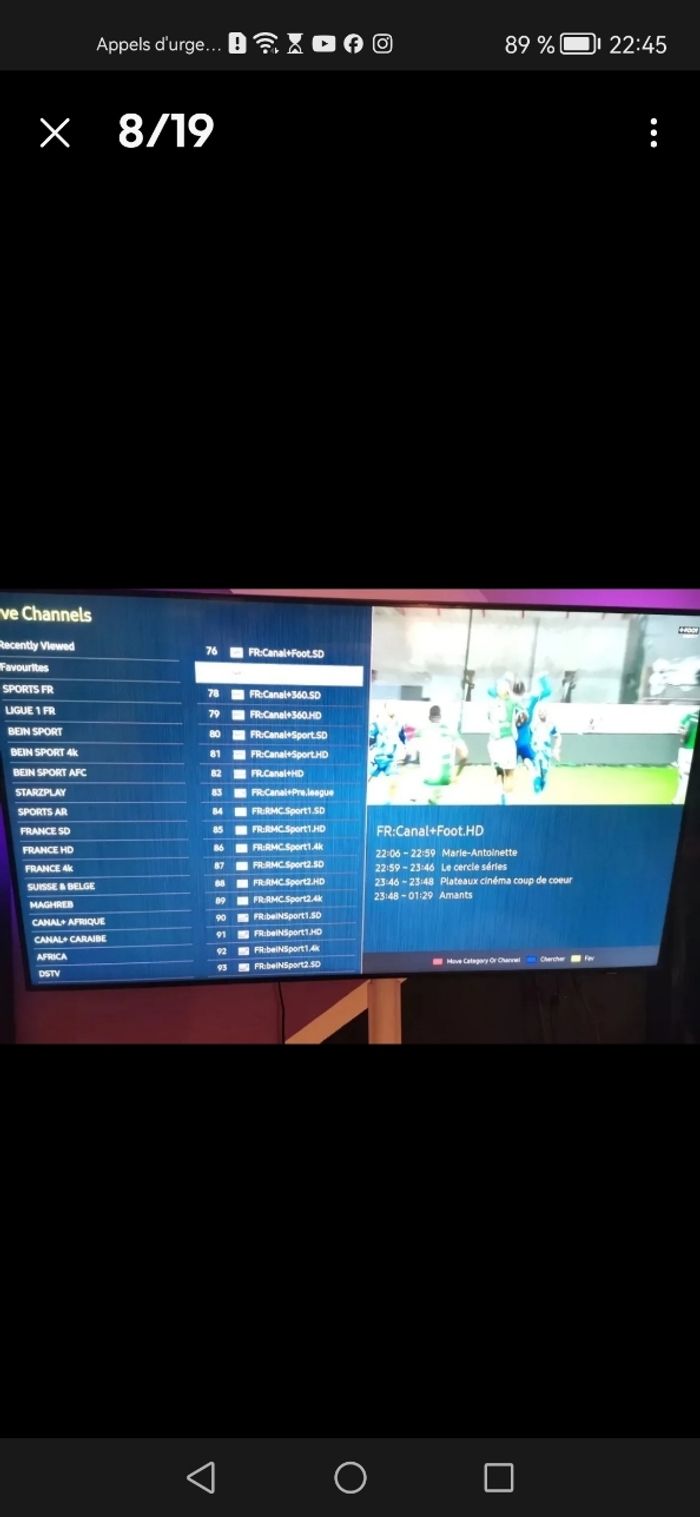 Boîtier Android TV Live Tv iptv - photo numéro 11