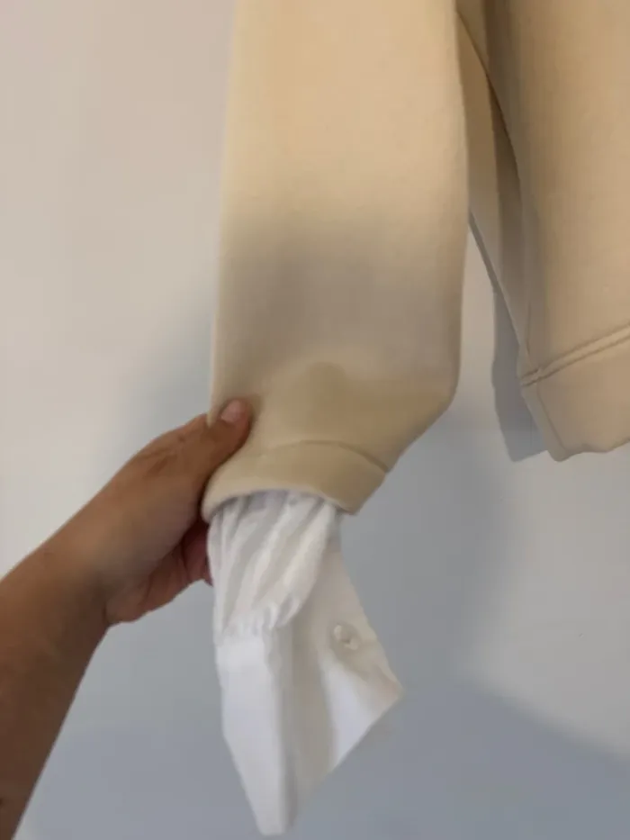 👚 pull chaud - beige - femme - taille unique - neuf sans étiquette - photo numéro 2