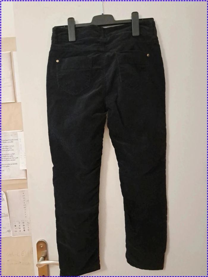 Pantalon femme noir 123 Paris taille 40 toucher doux 3% élasthanne - photo numéro 4