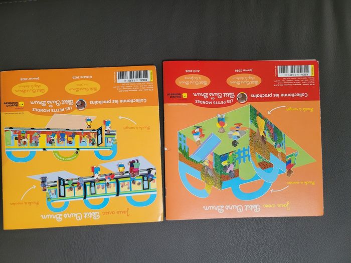 Lot de deux magazines petit ours brun parc et train - photo numéro 4