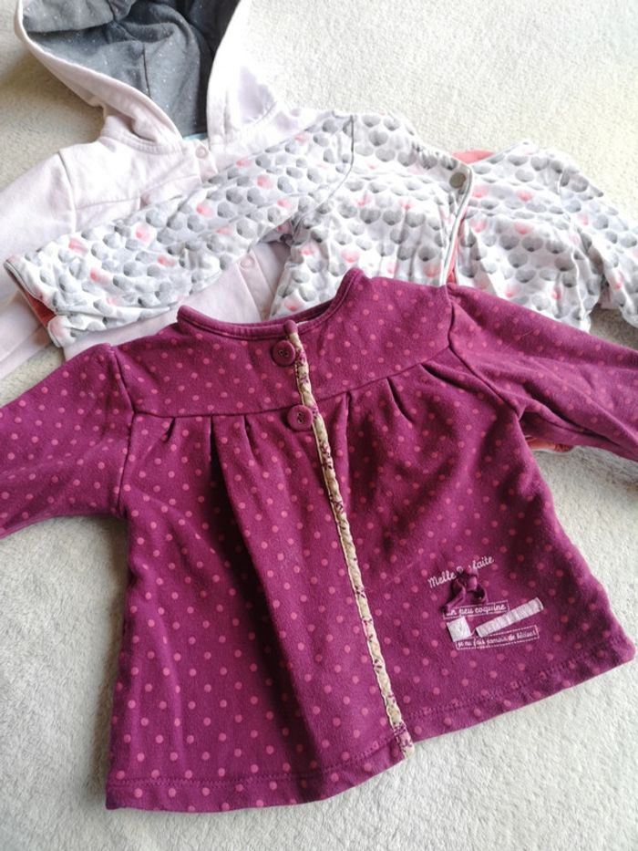 Lot 3 gilets 18 mois