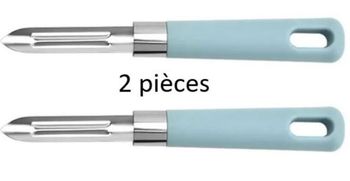 lot de 2 économes/éplucheurs fruit et légumes