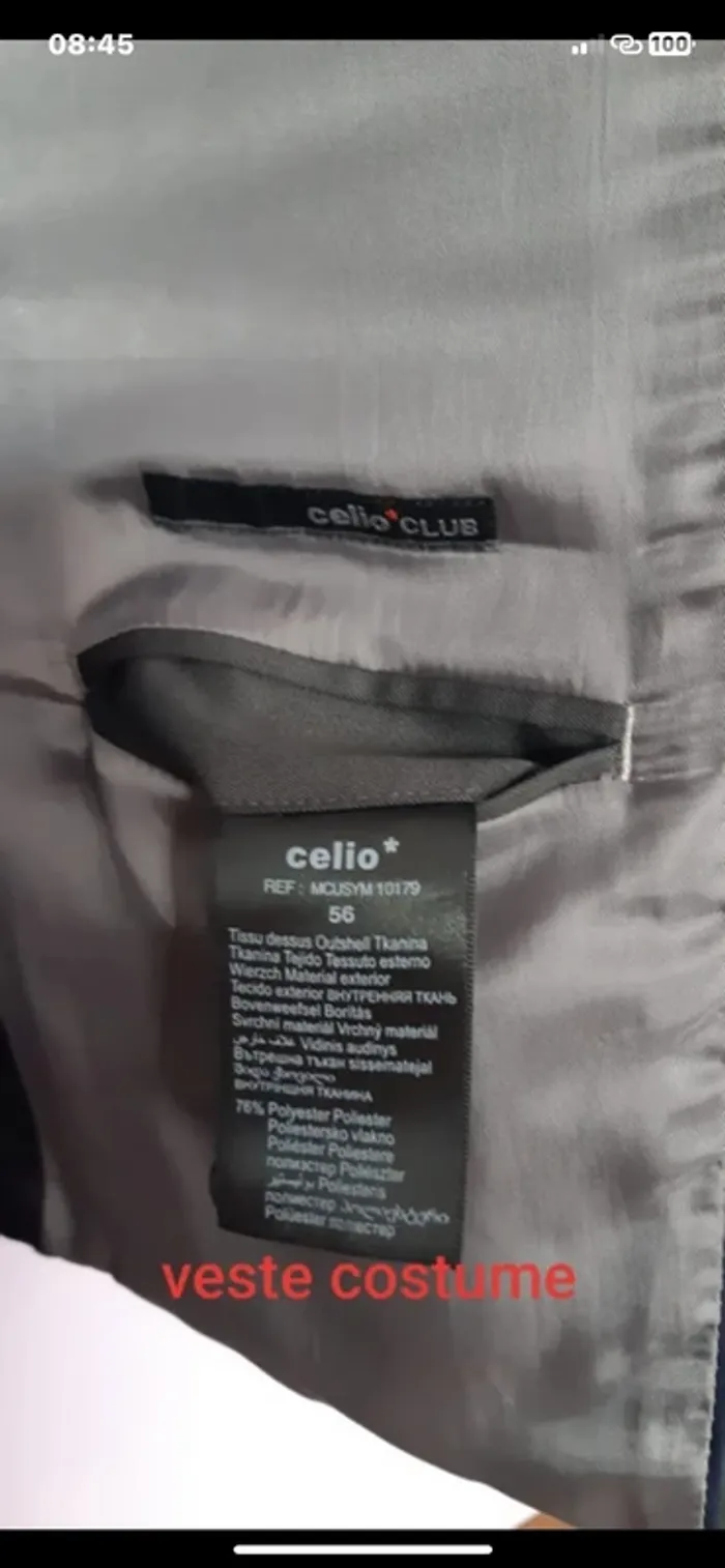 Costume Célio - photo numéro 5
