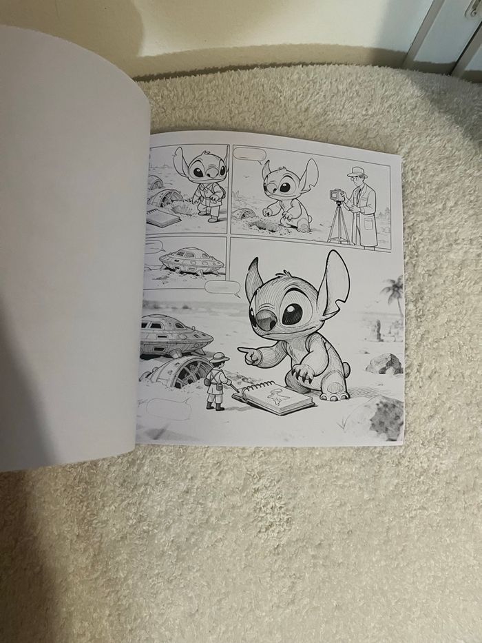 Livre de coloriage cosy stitch - photo numéro 7