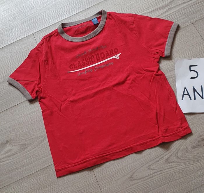 Maillot t-shirt 5ans garçon Manches courtes - photo numéro 2