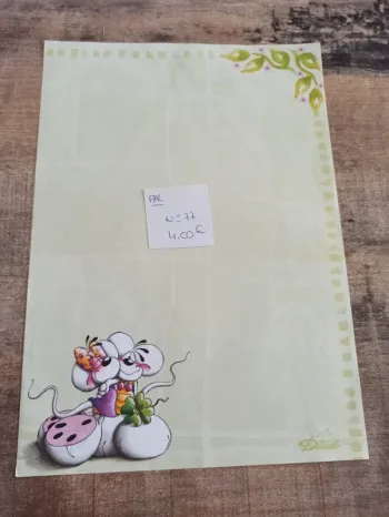 Papier à lettre Diddl 77 4,00€