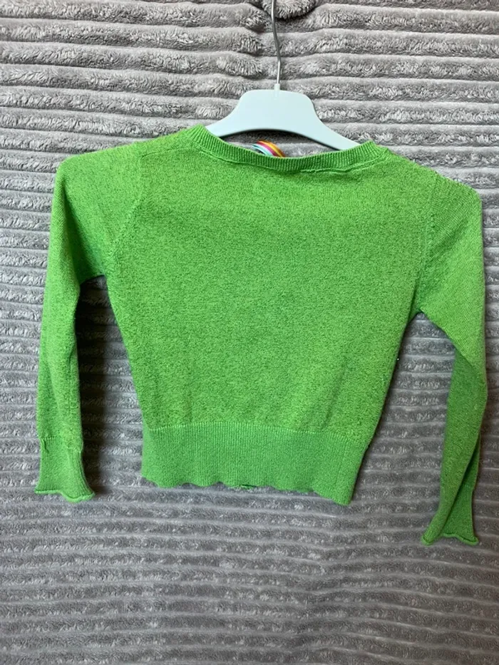 Gilet vert scintillant BenGh per Principesse – Taille 8/9 ans - photo numéro 3