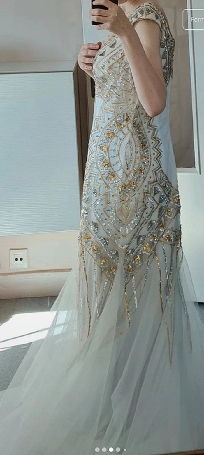 Robe de mariée Faust neuve – Taille 46 – Éblouissante et raffinée