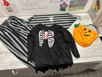 déguisement garçon pirate squelette taille 7-10 ans
