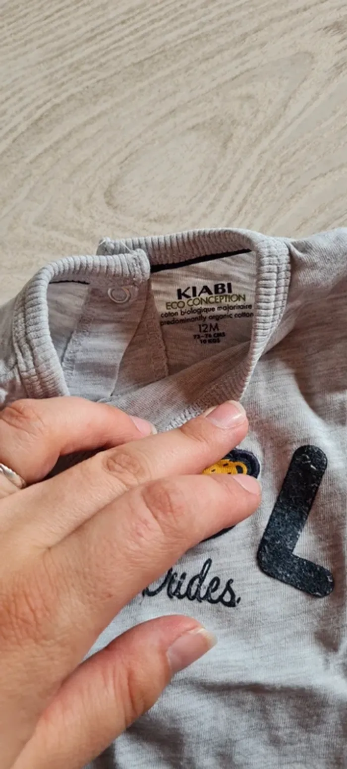 Tee shirt - Kiabi - 12 mois - photo numéro 2