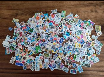 Lot de 500 timbres français oblitérés tous différents très bon état