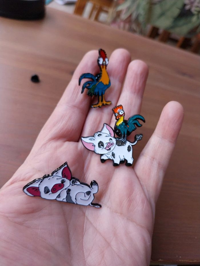 Pins Disney vaiana, pua ou hey hey