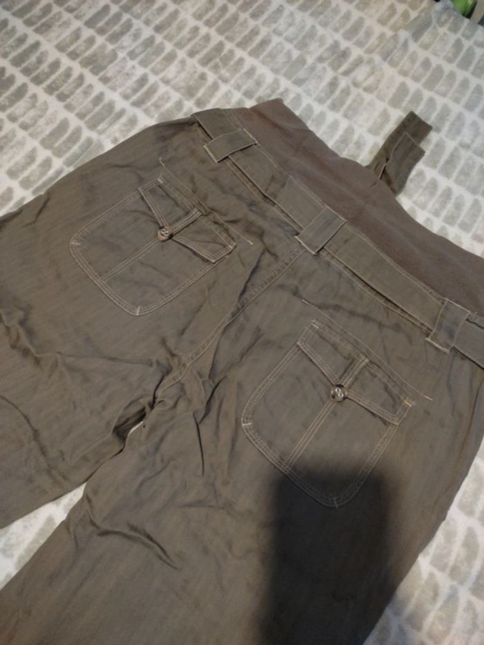 Pantalon jambes larges marron grossesse maternité Kiabi taille 38 - 40 - photo numéro 6