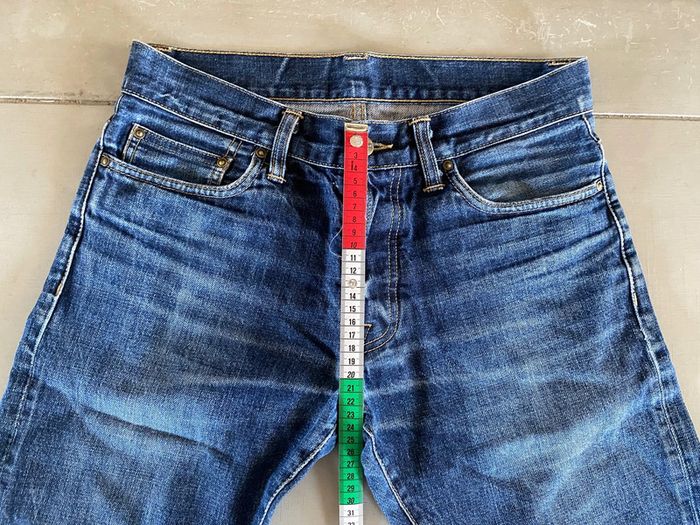 Bermuda short Carhartt en jeans bleu taille 36 / 38 - photo numéro 15