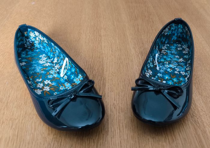 🌸 Ballerines vernis - Marine - Tissaia - P38 🌸 - photo numéro 3