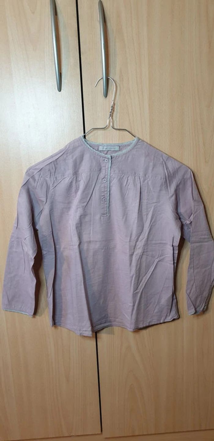 Neuve: Blouse chemise zadig&voltaire taille 10 ans - photo numéro 2