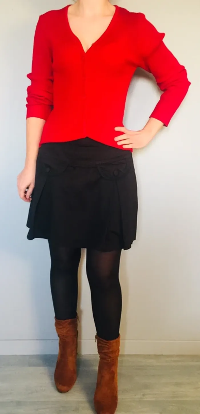 Jupe patineuse noire