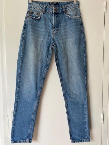 Jean mom taille haute