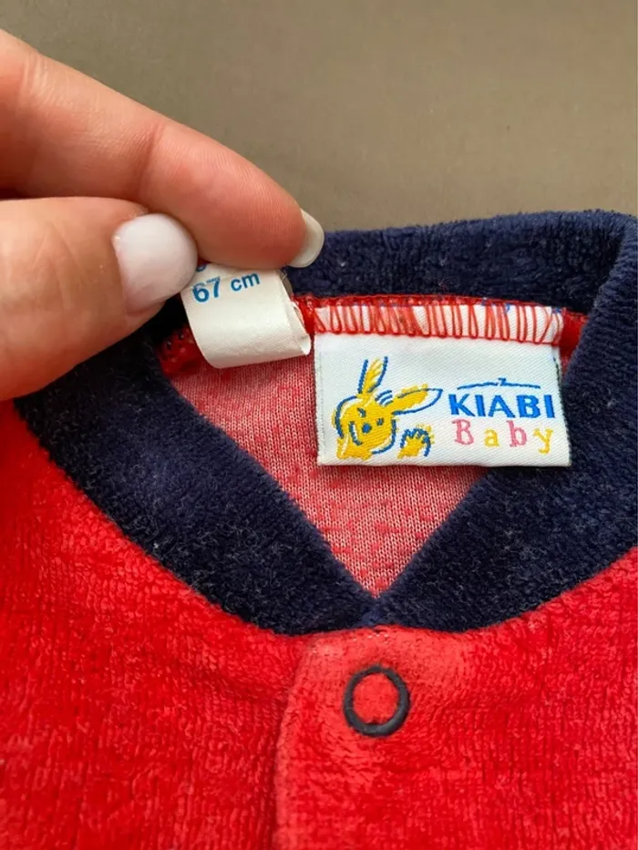 Grenouillère rouge chaude Kiabi - photo numéro 5
