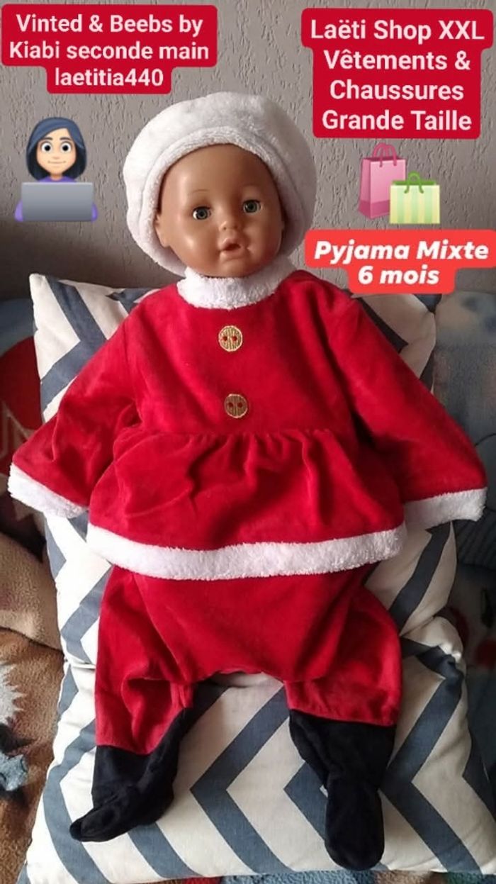 Pyjama de Noël 6 mois kitchoun