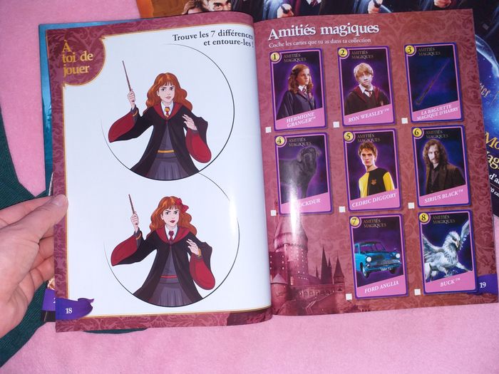 Lot Album d'activités + 80 cartes jeu complet - Harry Potter Wizarding World - photo numéro 9