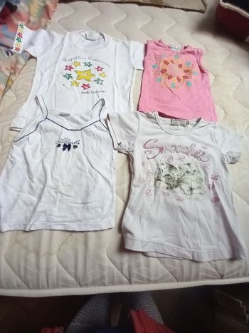 Lot Tee-shirt manches courtes 2 ans