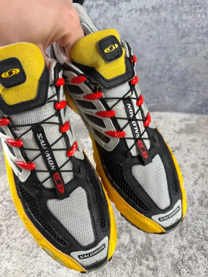 Salomon ACS Pro - Black Lemon High Risk Red - Black & Yellow & Red - photo numéro 13