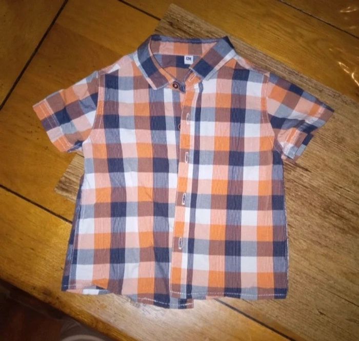 Chemise manche courte 12 mois