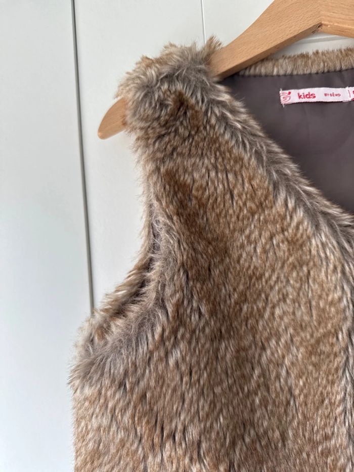 Sans manche moumoute fille - photo numéro 4