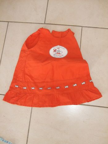 robe été orange 3m