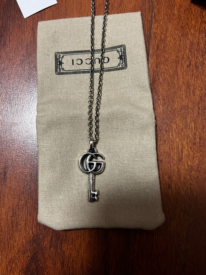 Collier Gucci en argent sterling (🔑) - photo numéro 5