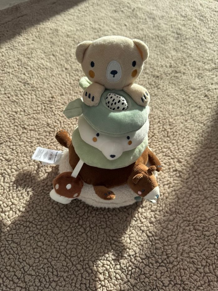 Tour à empiler en tisssus • vertbaudet • collection Green Forest - photo numéro 2