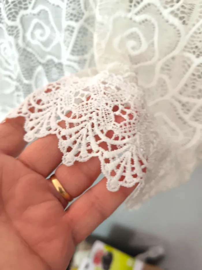 Gilet dentelle blanc - photo numéro 3