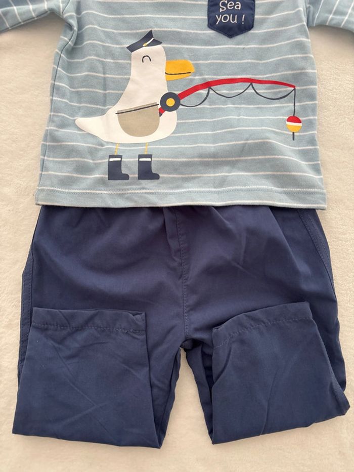 Ensemble garçon sea you1 12 mois - photo numéro 3