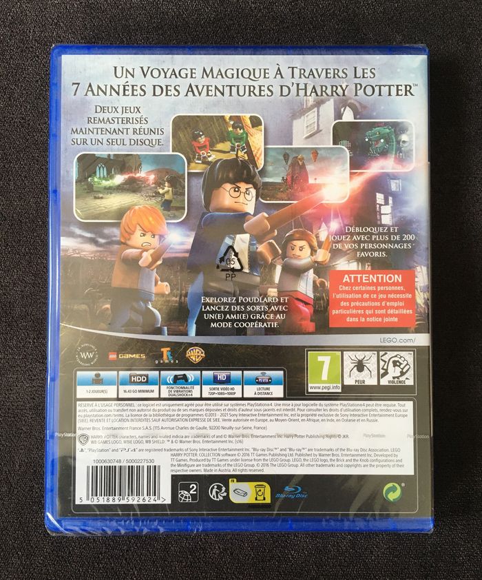 Lego Harry Potter Collection sur PS4, NEUF sous blister - photo numéro 2