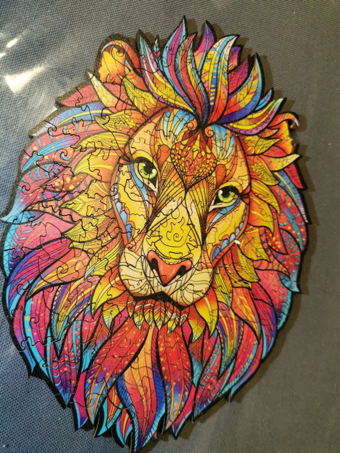 Puzzle en bois Mystery Lion wooden puzzles - photo numéro 6