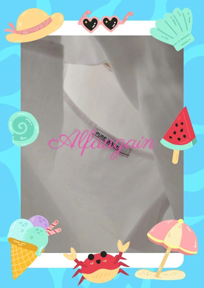 T-shirt poncho chevaux h&M 8/10ans - photo numéro 6