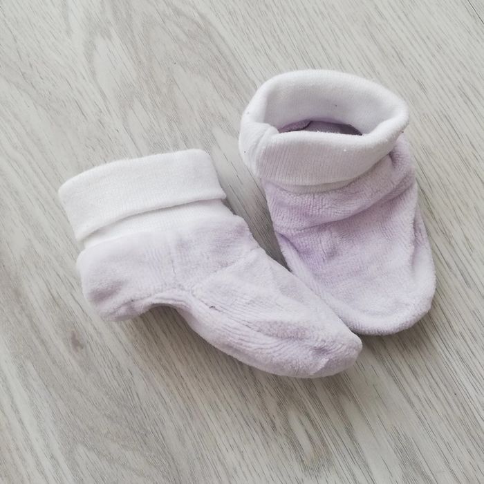 Chaussons souples naissance fille