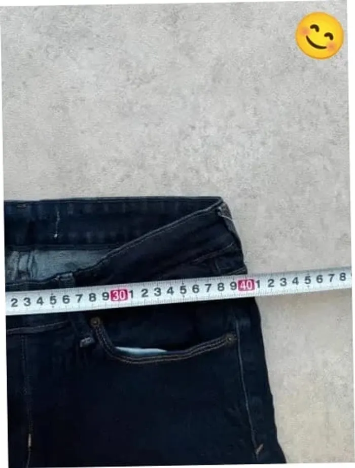 Jeans Levi's W31 FR40 L32 coupe droite bleu marine Femme Women pan521b - photo numéro 3