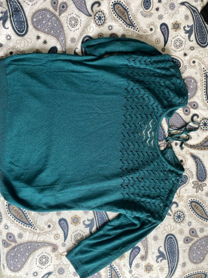 Pull émeraude - photo numéro 2