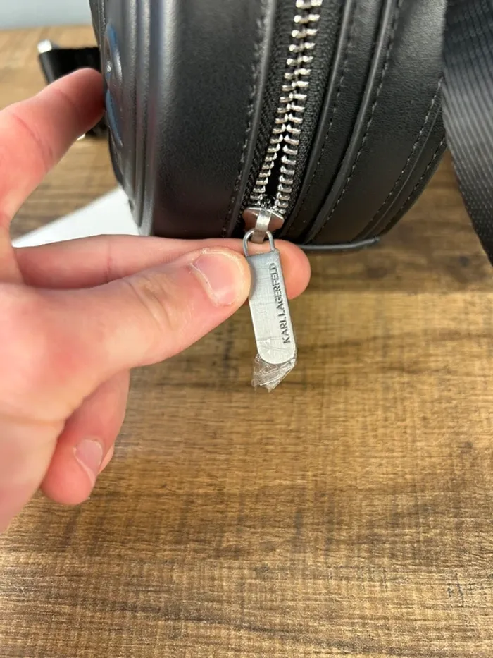 Sac bandoulière Karl Lagerfeld Circle Noir Neuf - photo numéro 6