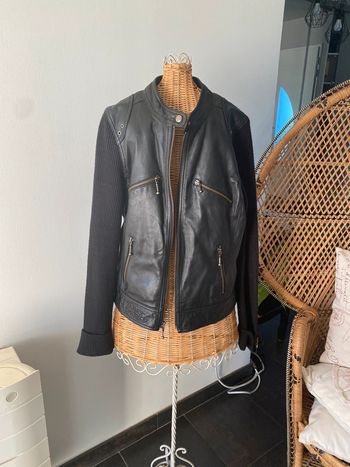 Blouson Harley Davidson en cuir noit taille S