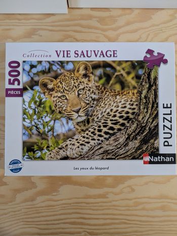 Puzzle 500 pièces 🧩 Léopard