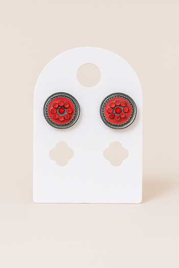 Boucle d'oreille neuf de marque Ikita, en acier inoxydable.