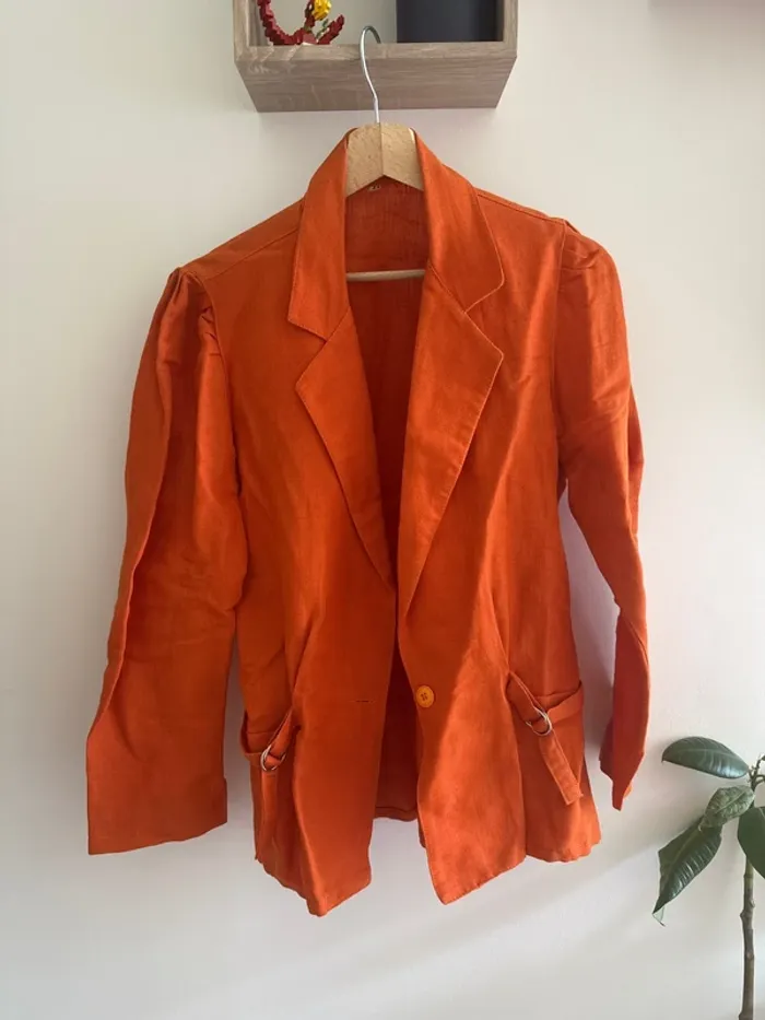 Blazer Lin orange vintage