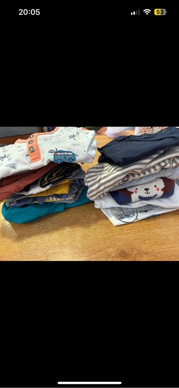 Lot vêtements 6 mois