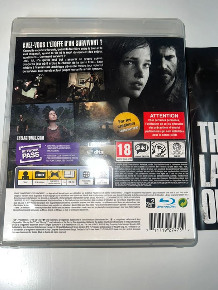 The Last Of Us - Jeu PS3 Version Française Sony PAL - photo numéro 5