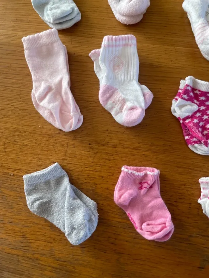 12 chaussettes filles naissances - photo numéro 2