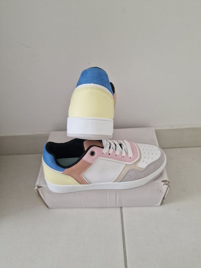 Baskets Multicolores Style Rétro/Color Block- Neuves - Be.Sport - photo numéro 7